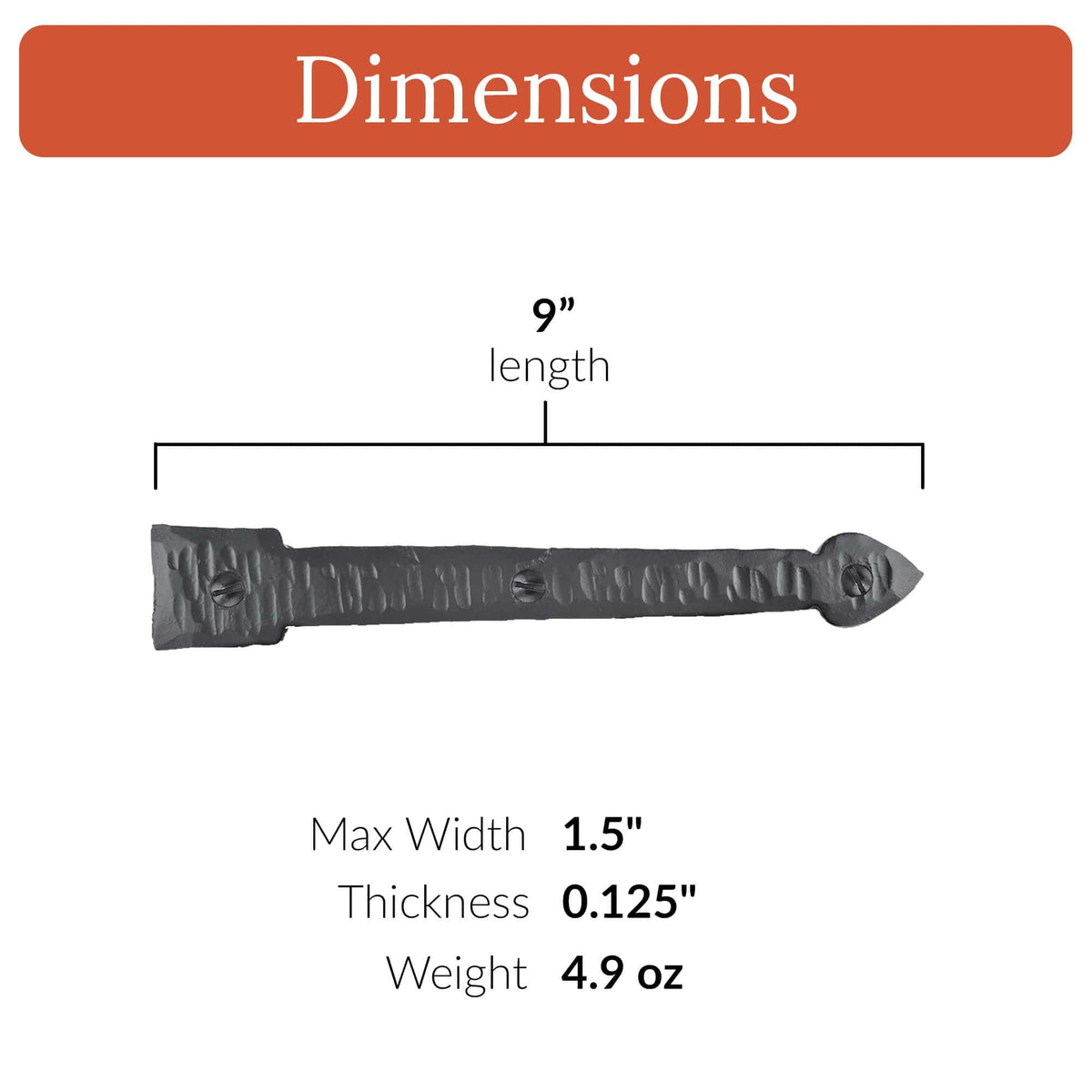 Colonial Series | Faux Hinge Straps