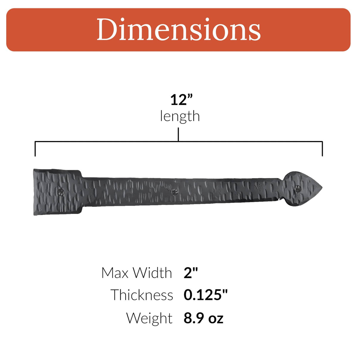 Colonial Series | Faux Hinge Straps