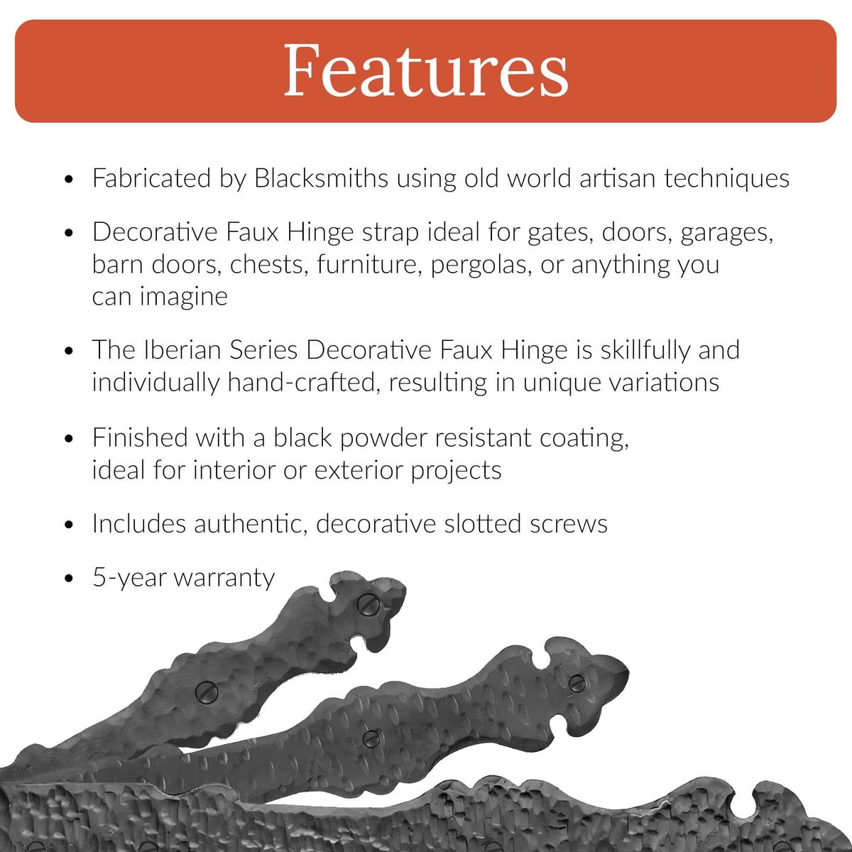 Iberian Series | Faux Hinge Straps