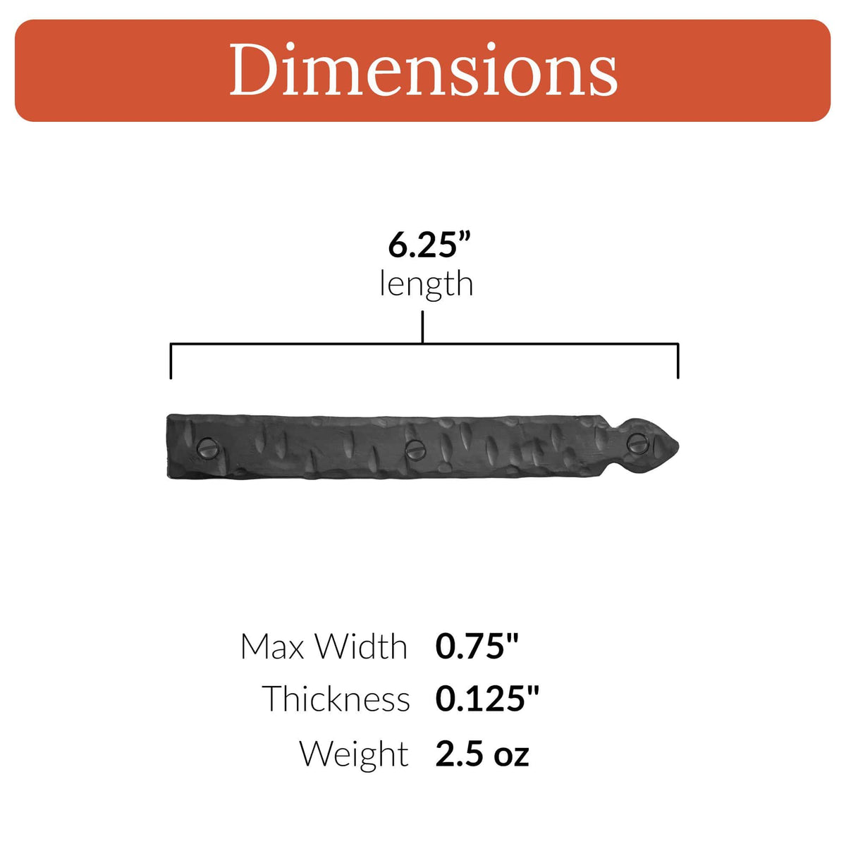 Jamestown Series | Faux Hinge Strap