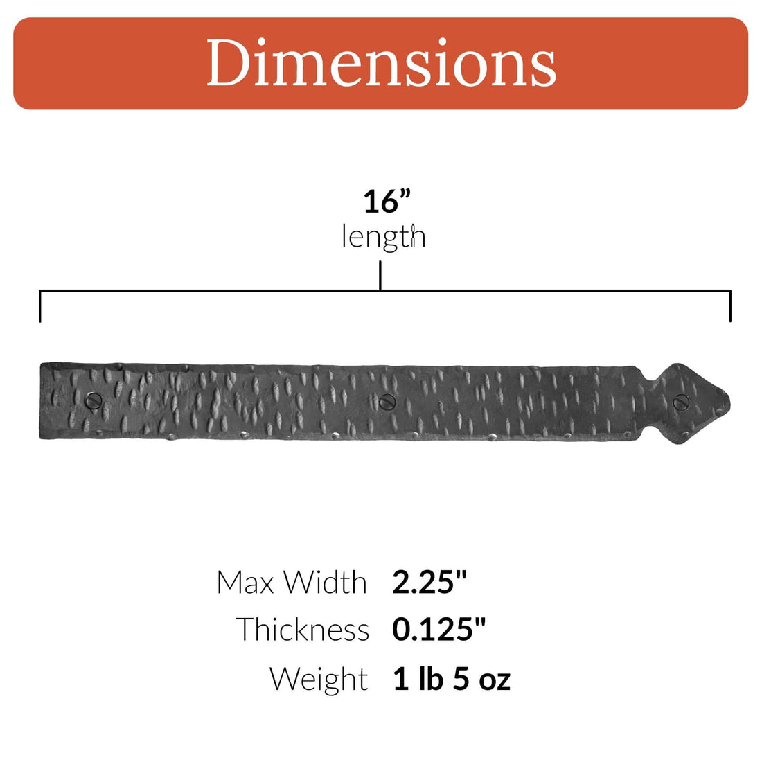 Jamestown Series | Faux Hinge Strap