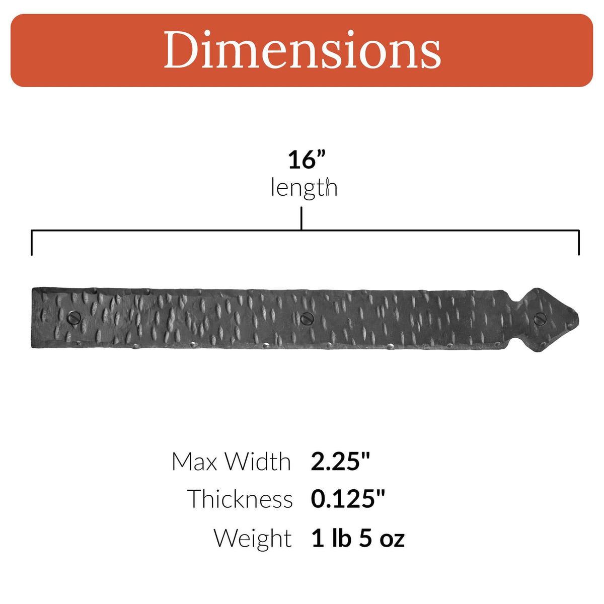 Jamestown Series | Faux Hinge Strap