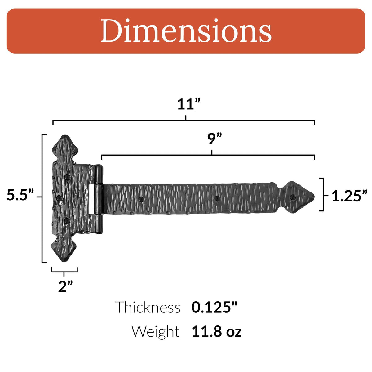Jamestown Series | Hinge Strap