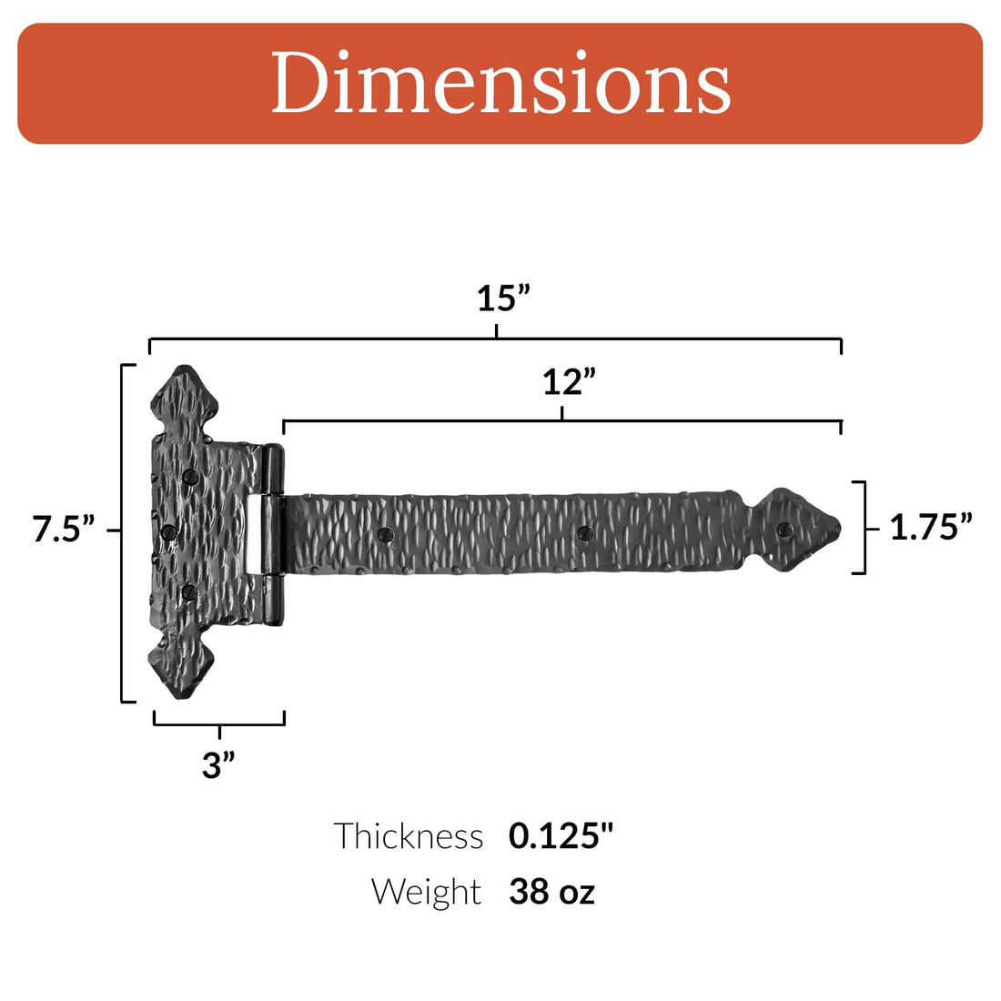 Jamestown Series | Hinge Strap