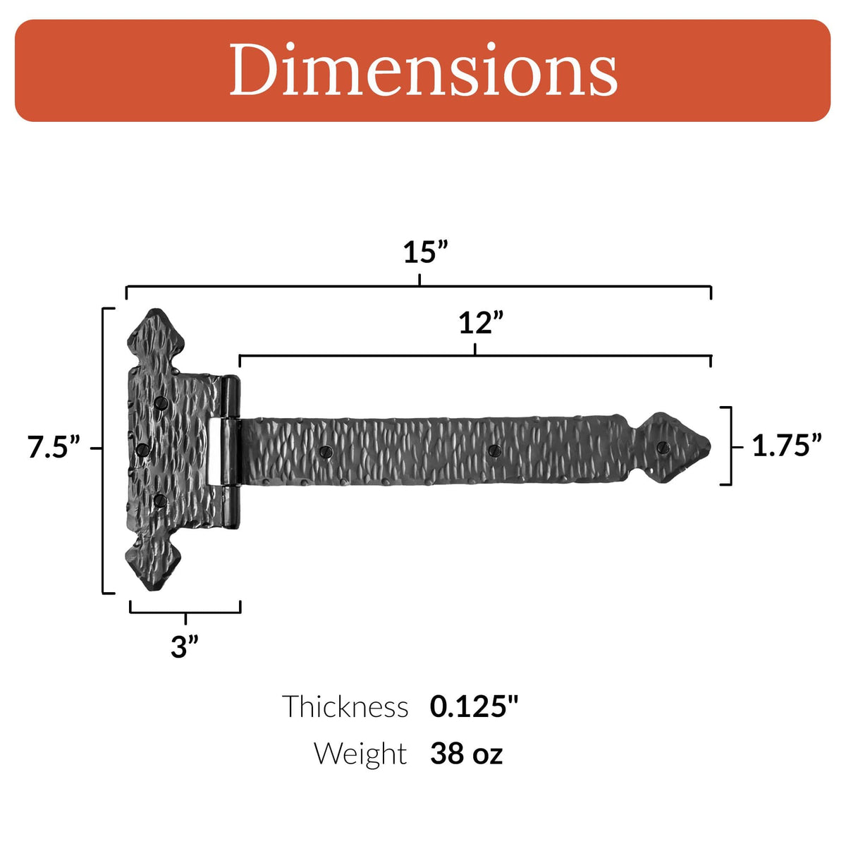 Jamestown Series | Hinge Strap
