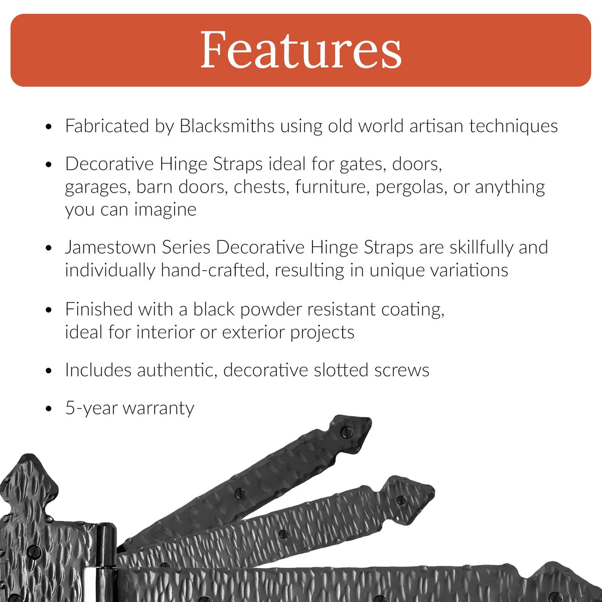 Jamestown Series | Hinge Strap