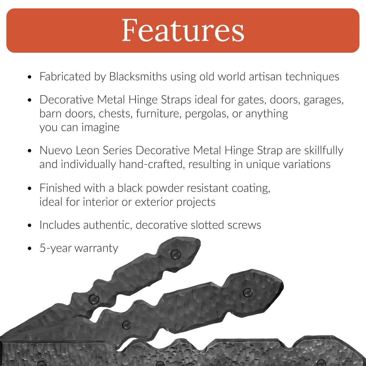 Nuevo Leon Series | Faux Hinge Strap