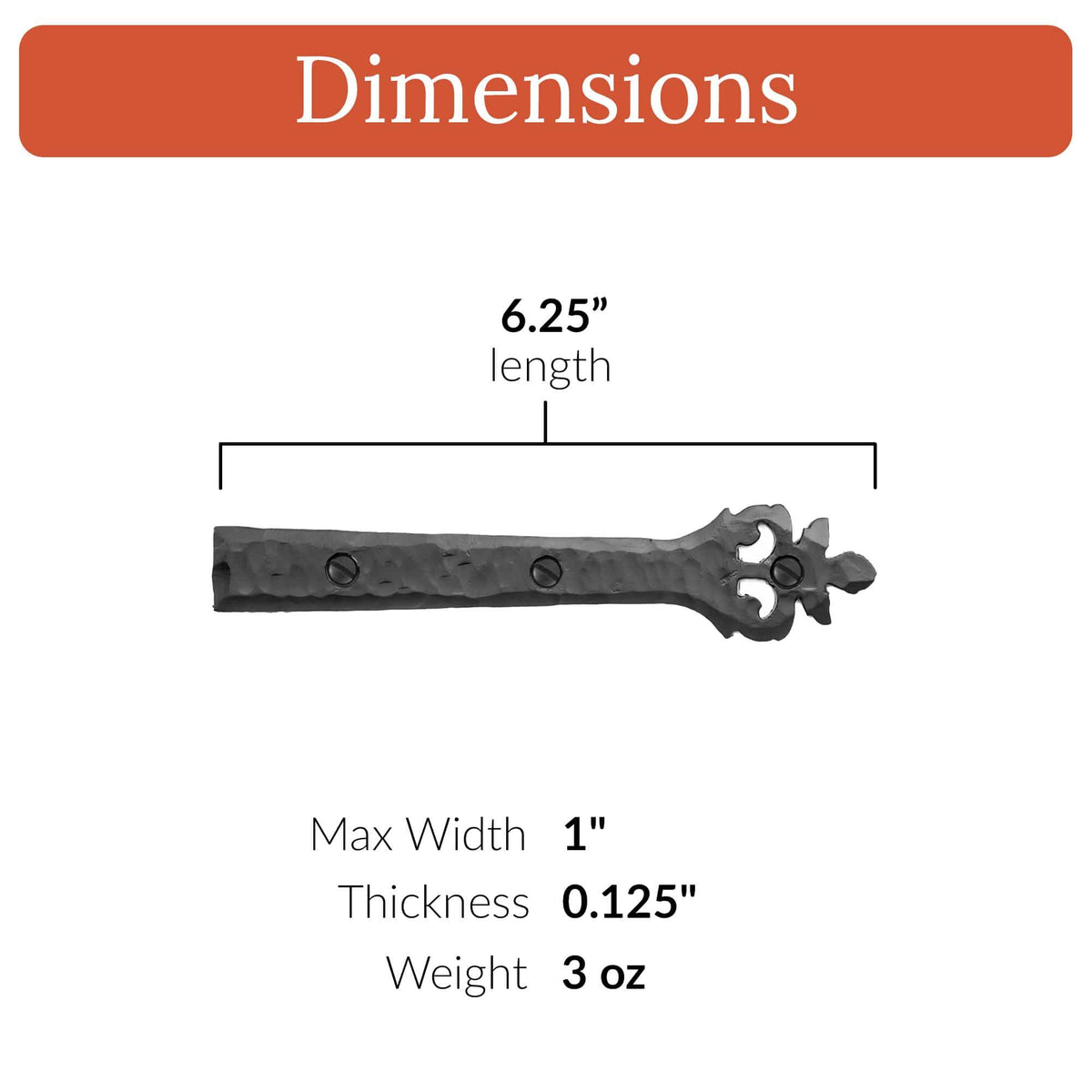 Tuscan Series | Faux Hinge Strap