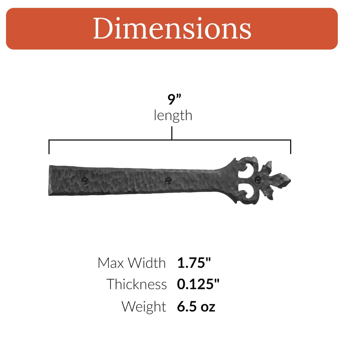 Tuscan Series | Faux Hinge Strap