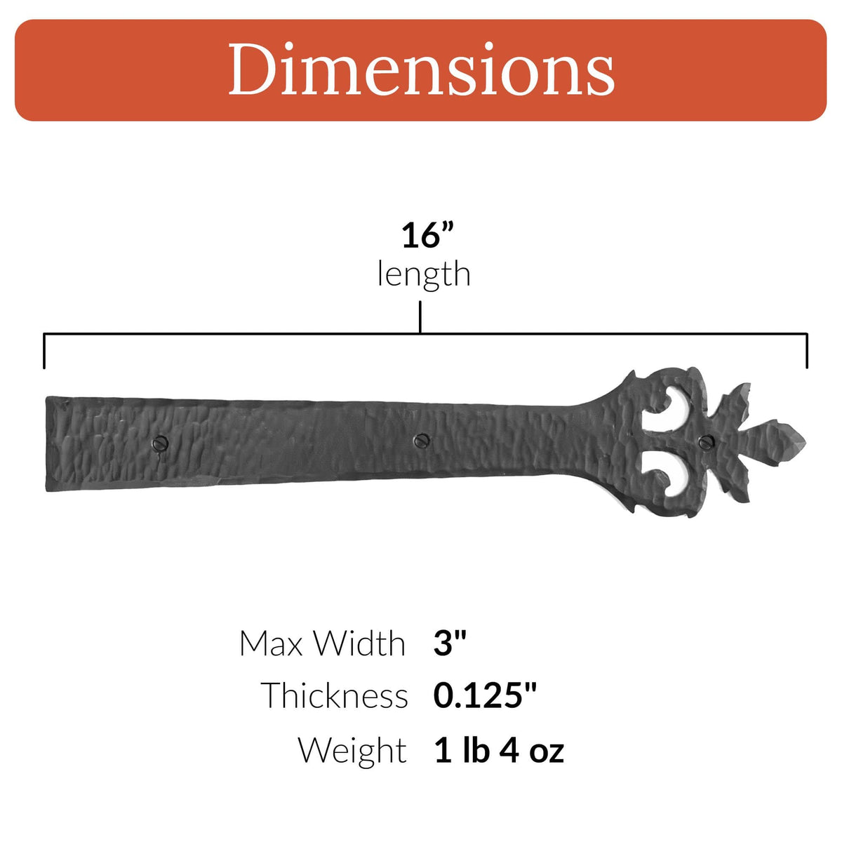 Tuscan Series | Faux Hinge Strap