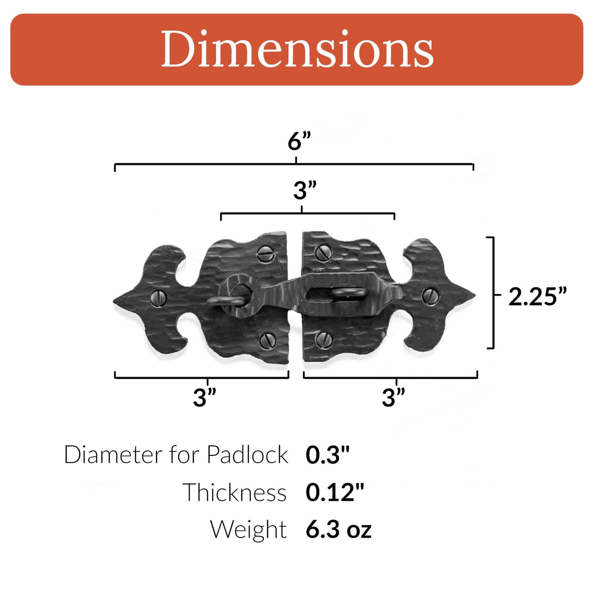 Sonora Series | 5.5&quot; Hasp