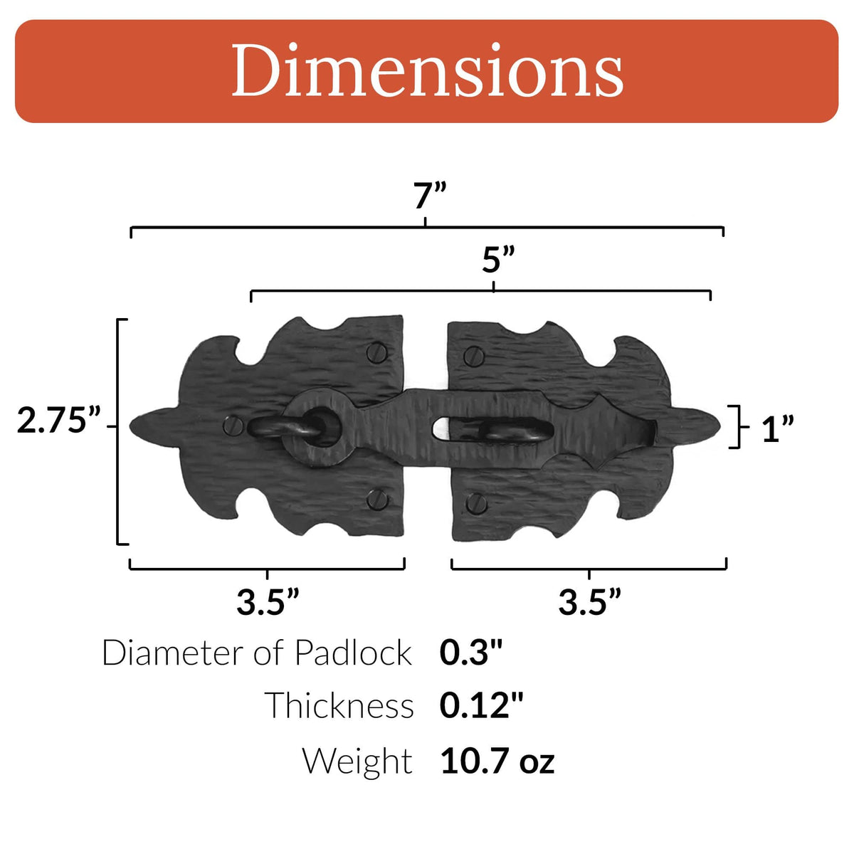 Sonora Series | 7&quot; Hasp