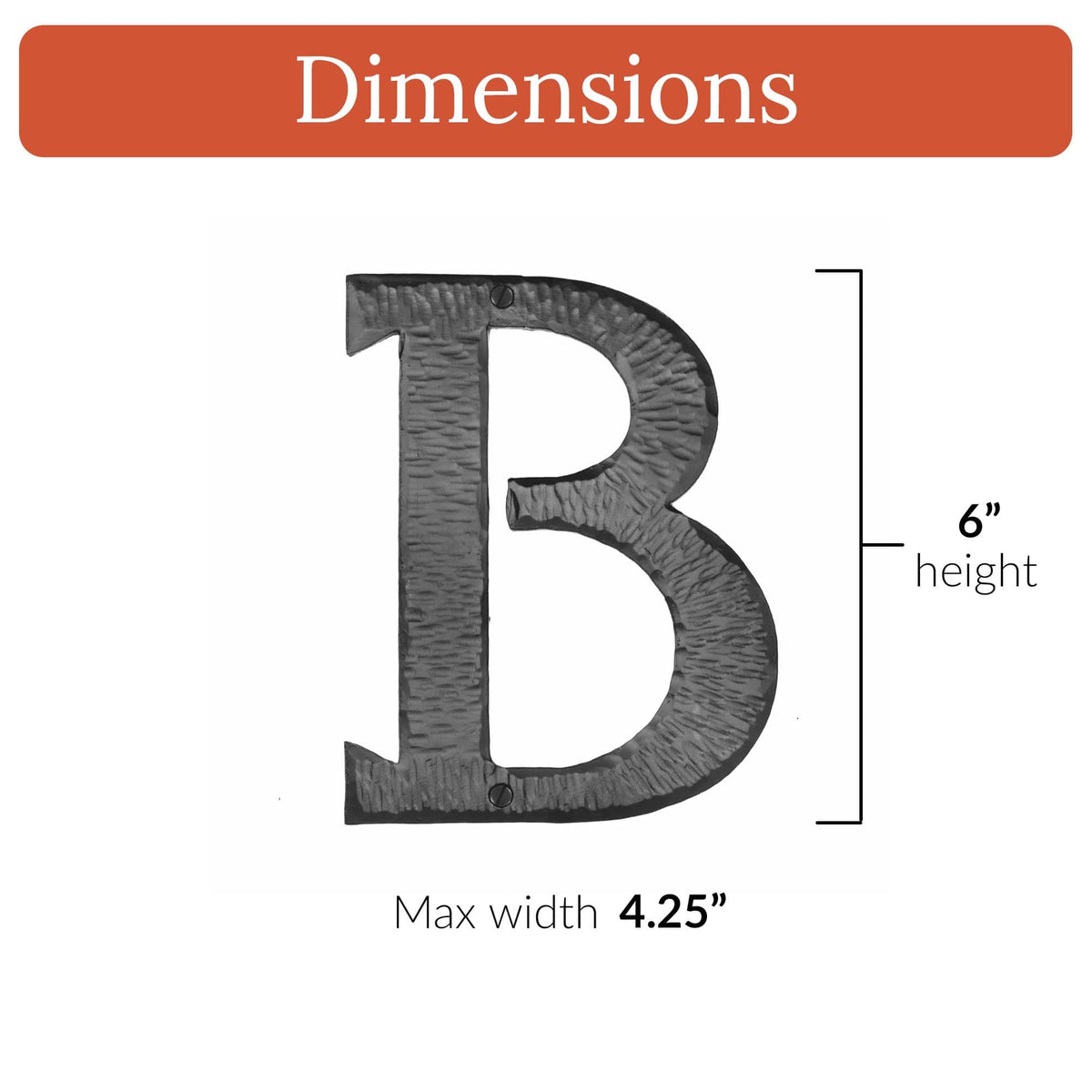 Hacienda Series | 6&quot; House Address Mailbox Letters