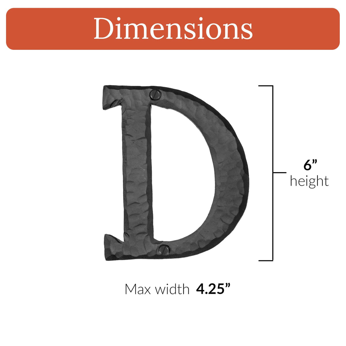 Hacienda Series | 6&quot; House Address Mailbox Letters