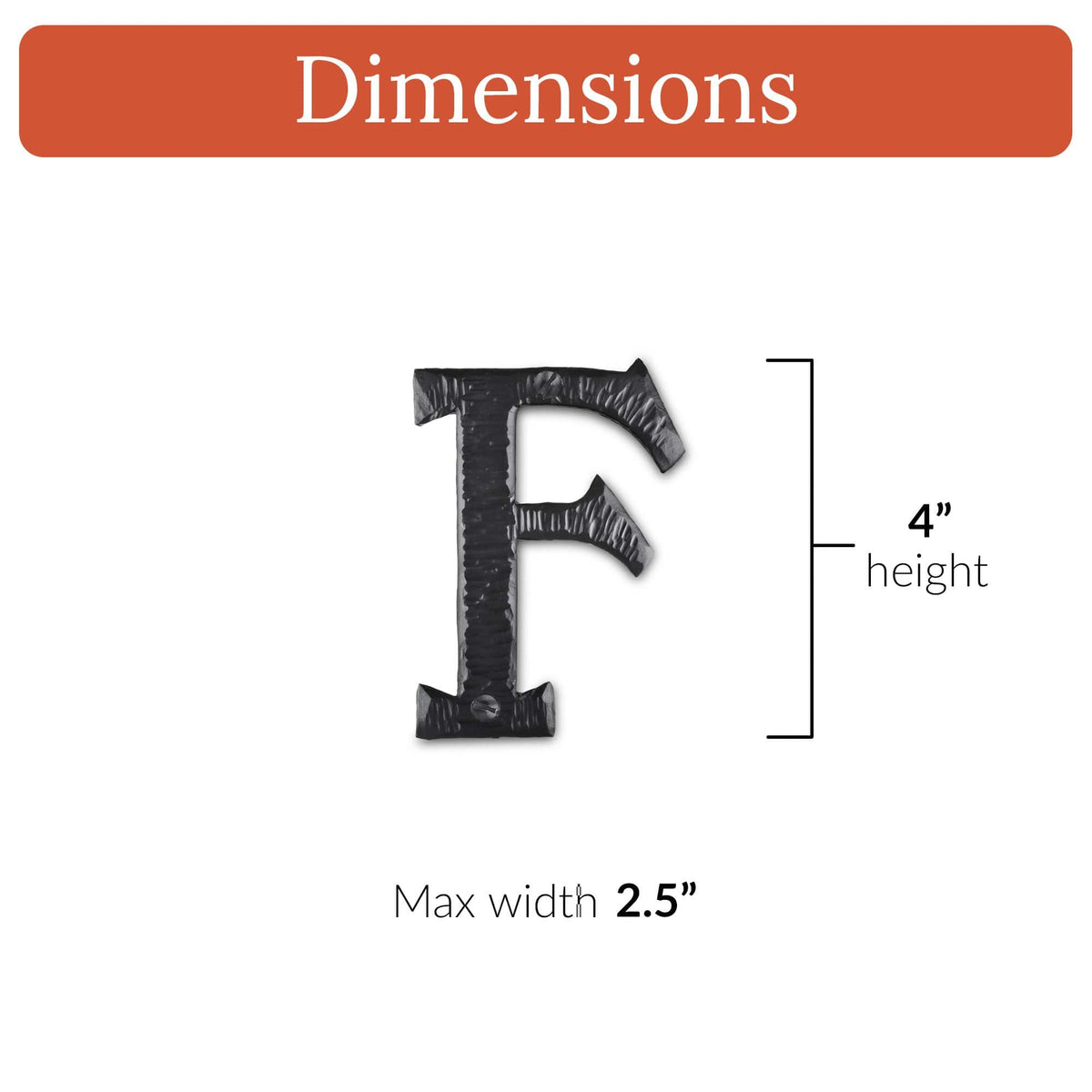 Hacienda Series | 4&quot; House Address Mailbox Letters