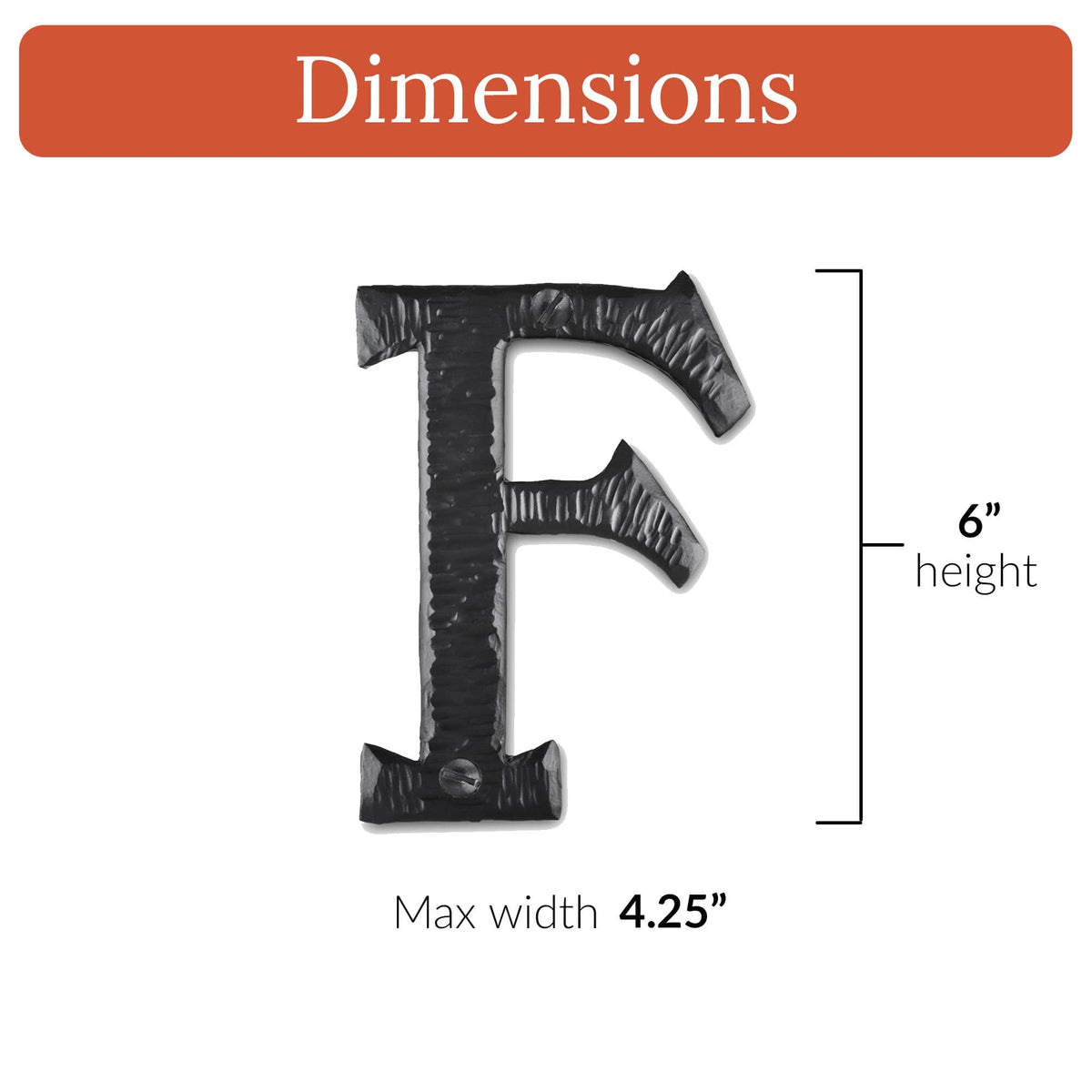 Hacienda Series | 6&quot; House Address Mailbox Letters