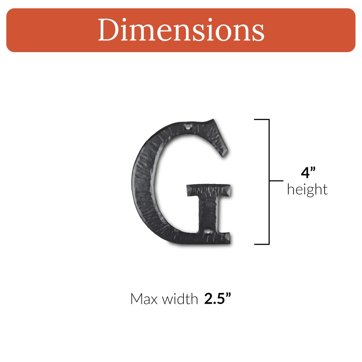 Hacienda Series | 4&quot; House Address Mailbox Letters