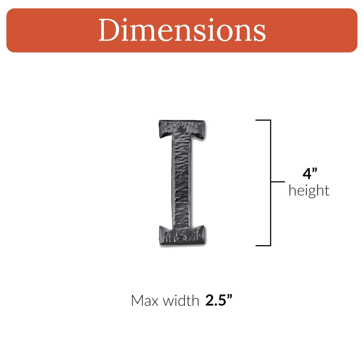 Hacienda Series | 4&quot; House Address Mailbox Letters