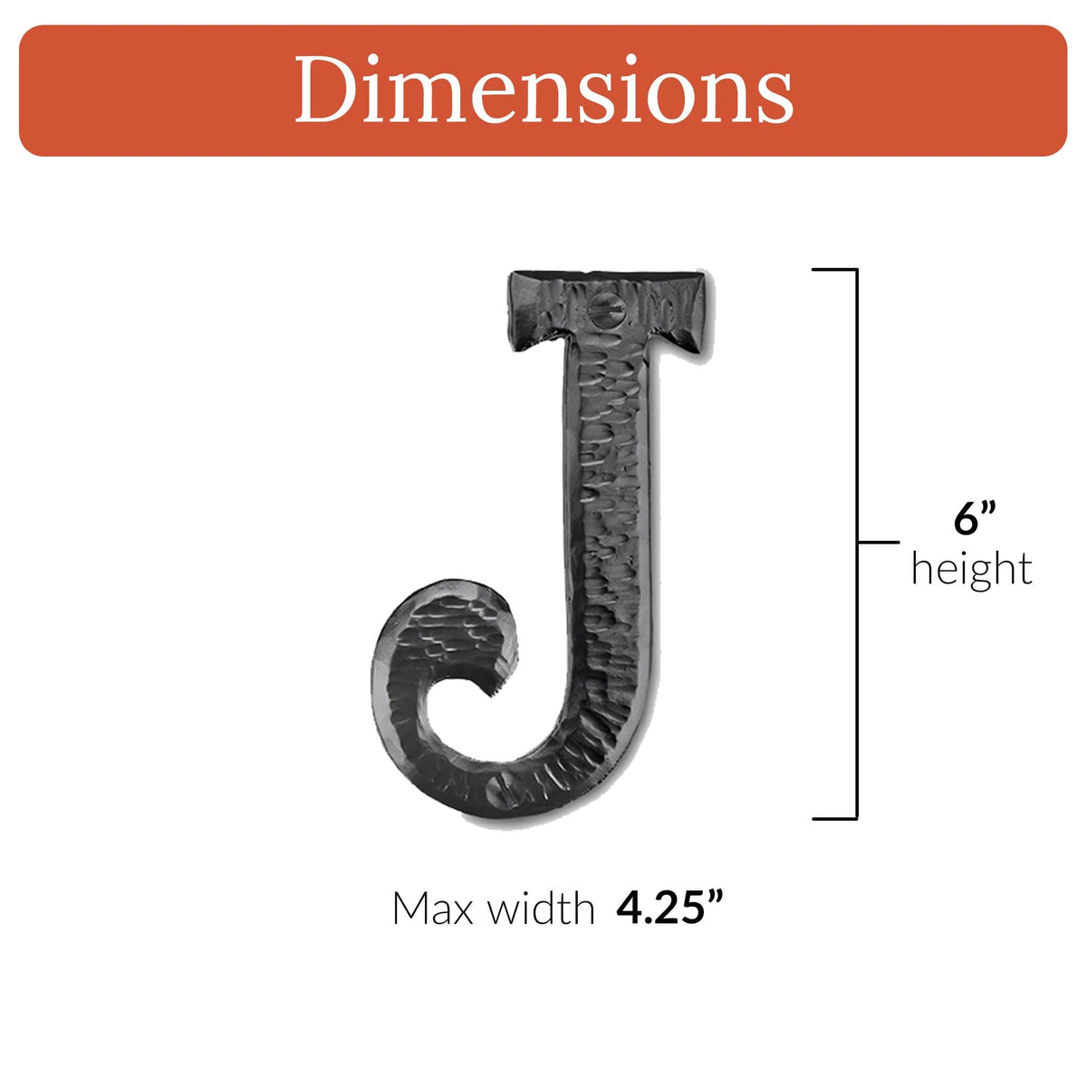 Hacienda Series | 6&quot; House Address Mailbox Letters