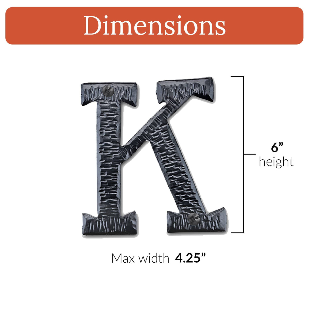 Hacienda Series | 6&quot; House Address Mailbox Letters