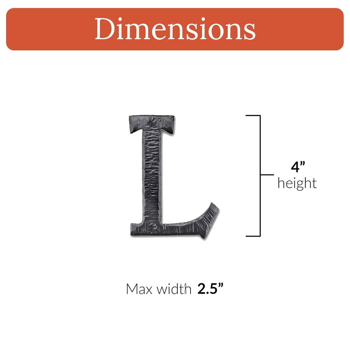 Hacienda Series | 4&quot; House Address Mailbox Letters