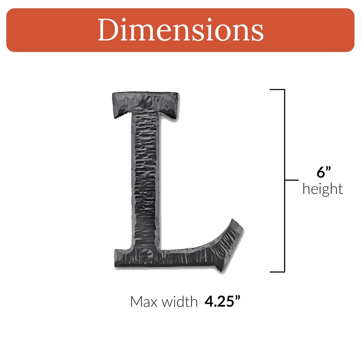 Hacienda Series | 6&quot; House Address Mailbox Letters