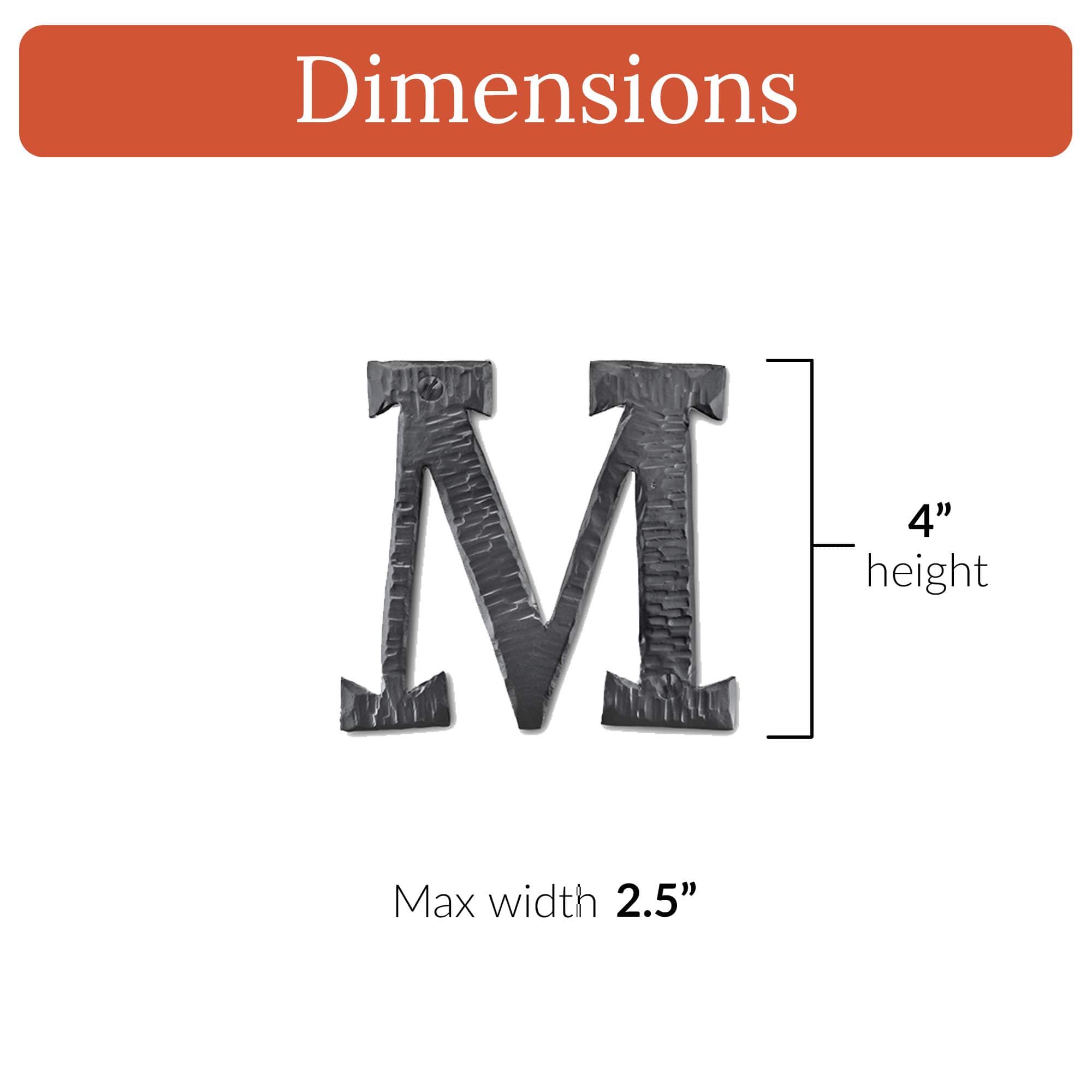 Hacienda Series | 4" House Address Mailbox Letters