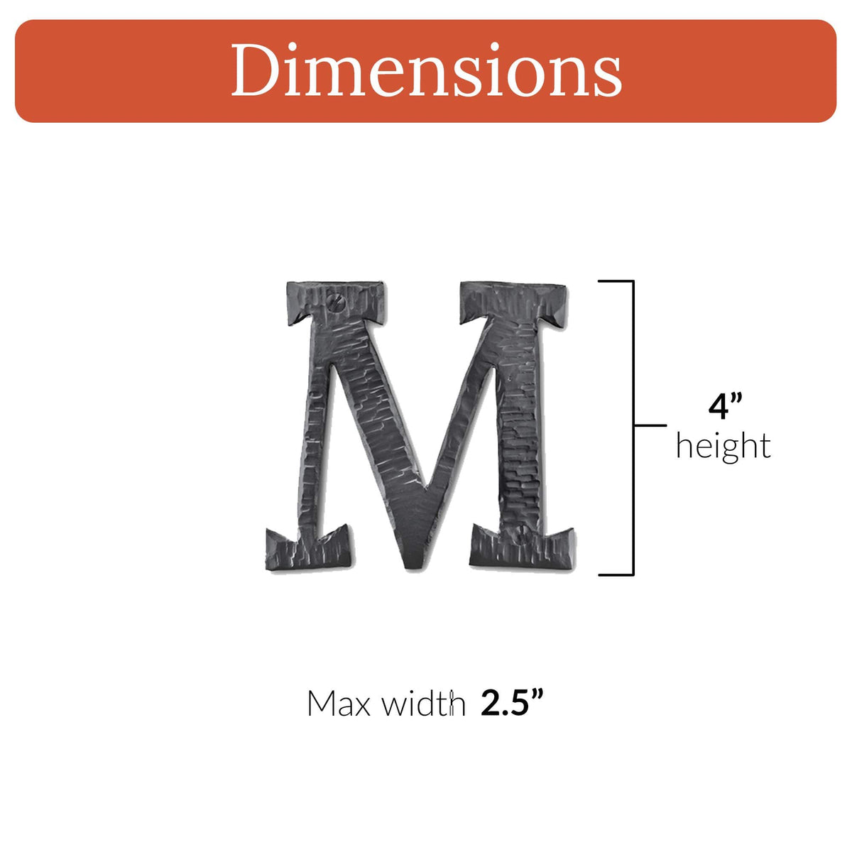 Hacienda Series | 4&quot; House Address Mailbox Letters