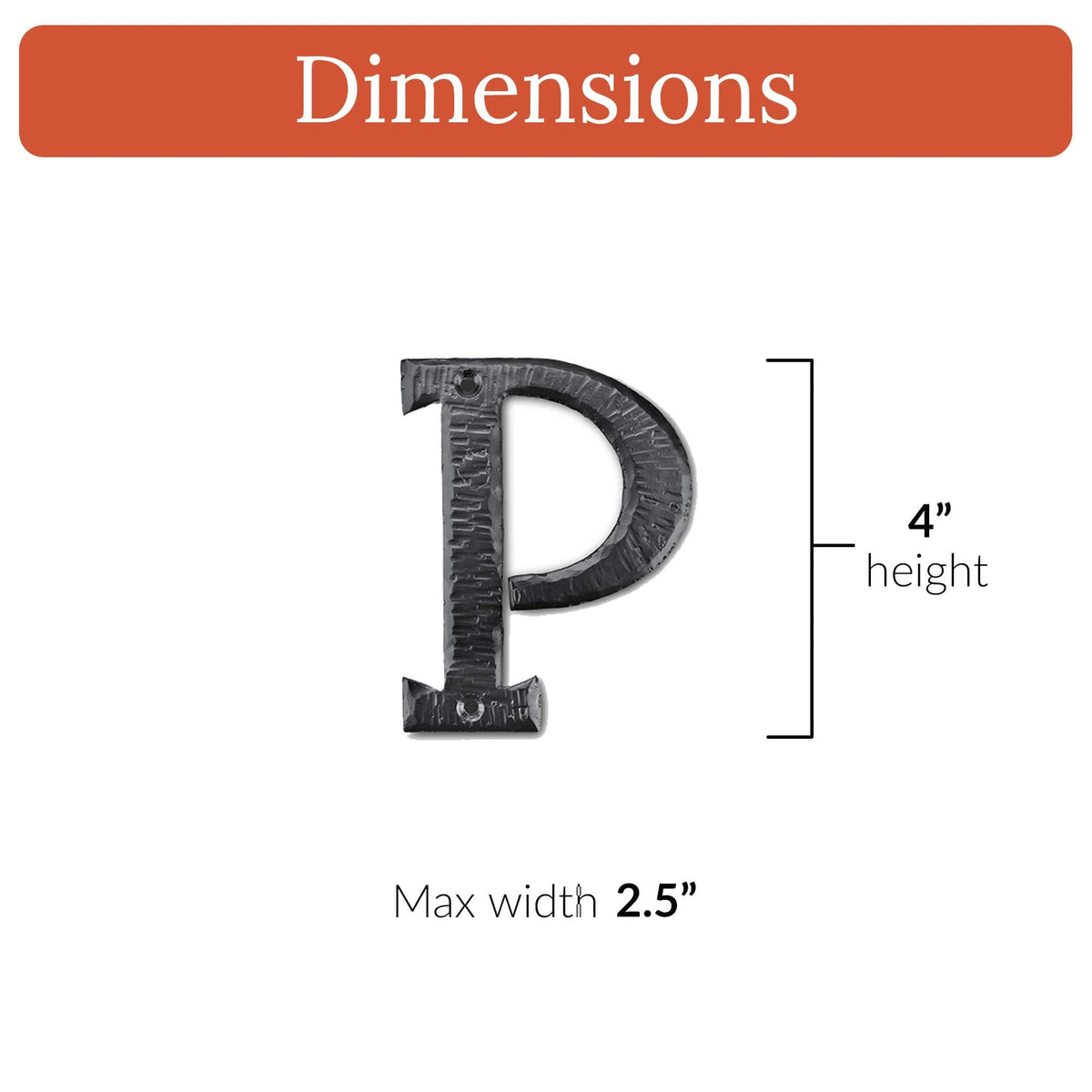 Hacienda Series | 4&quot; House Address Mailbox Letters