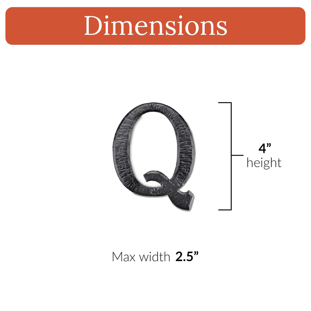 Hacienda Series | 4&quot; House Address Mailbox Letters