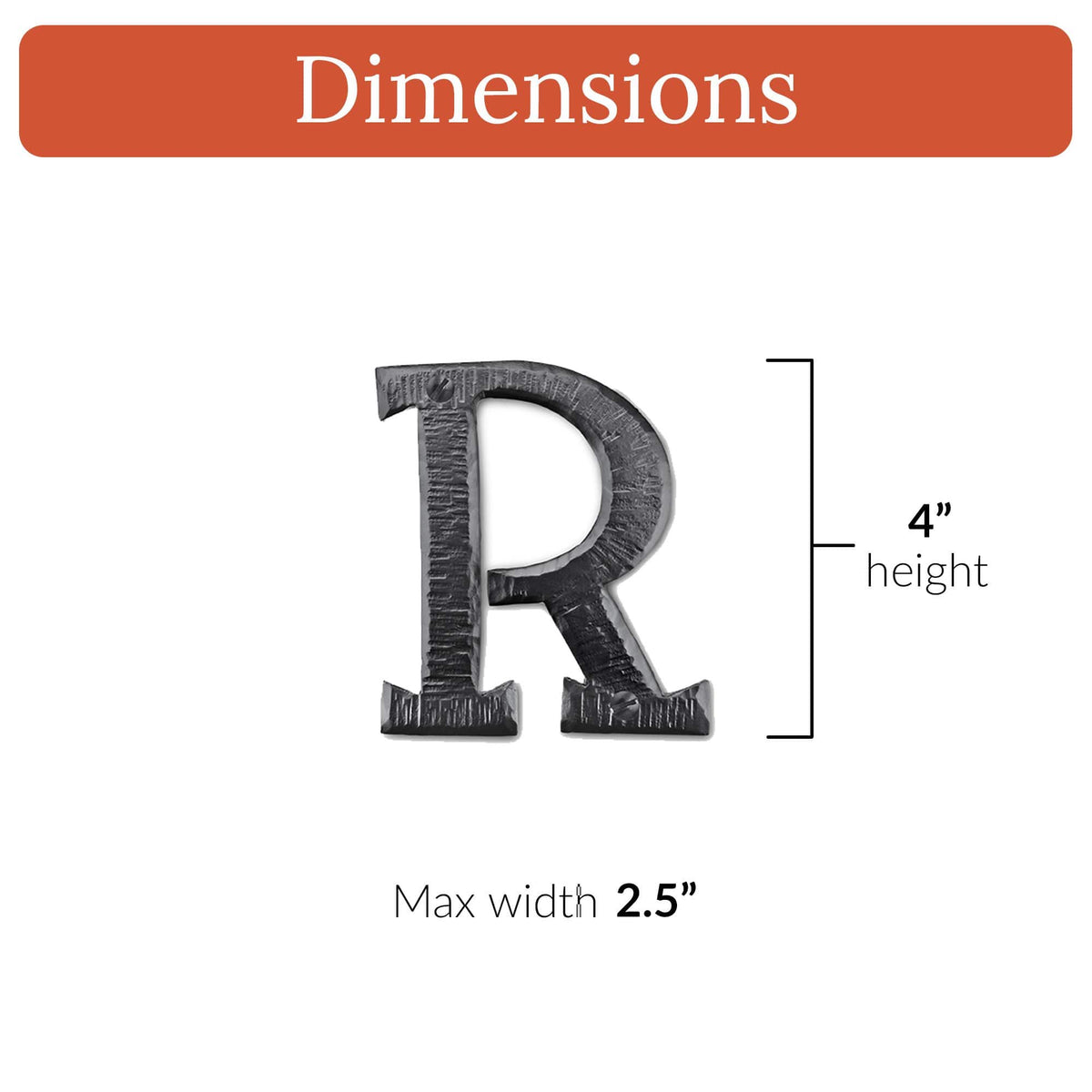 Hacienda Series | 4&quot; House Address Mailbox Letters