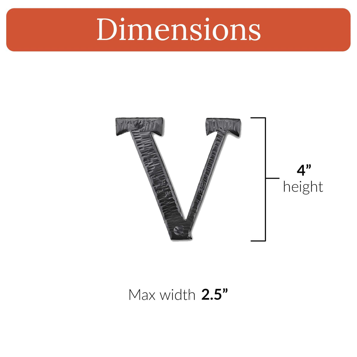 Hacienda Series | 4&quot; House Address Mailbox Letters