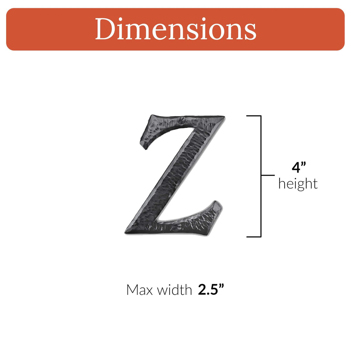 Hacienda Series | 4&quot; House Address Mailbox Letters