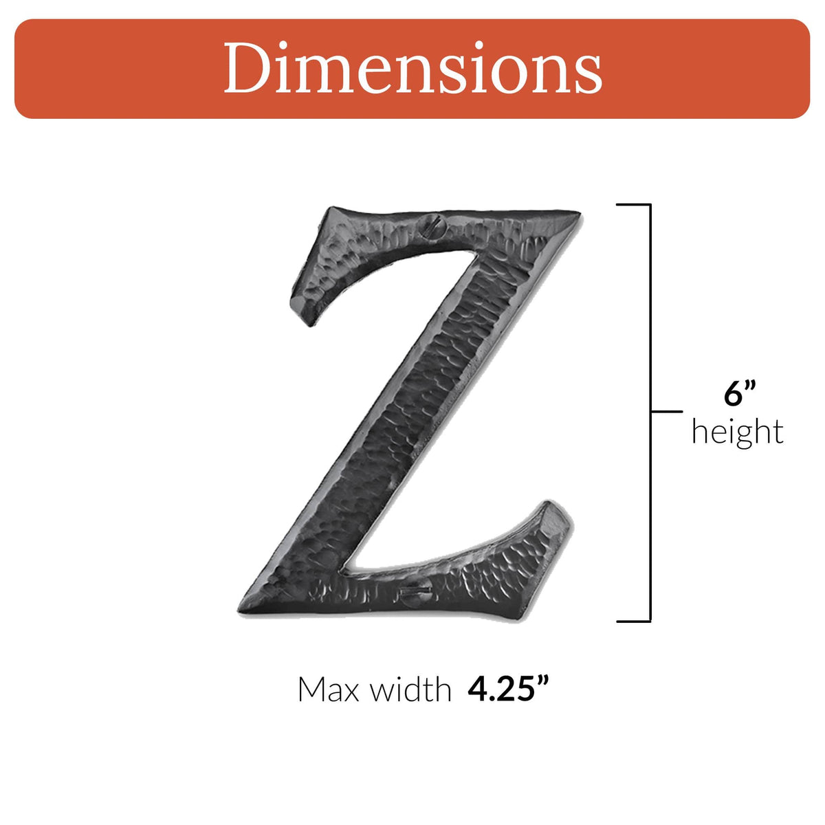 Hacienda Series | 6&quot; House Address Mailbox Letters