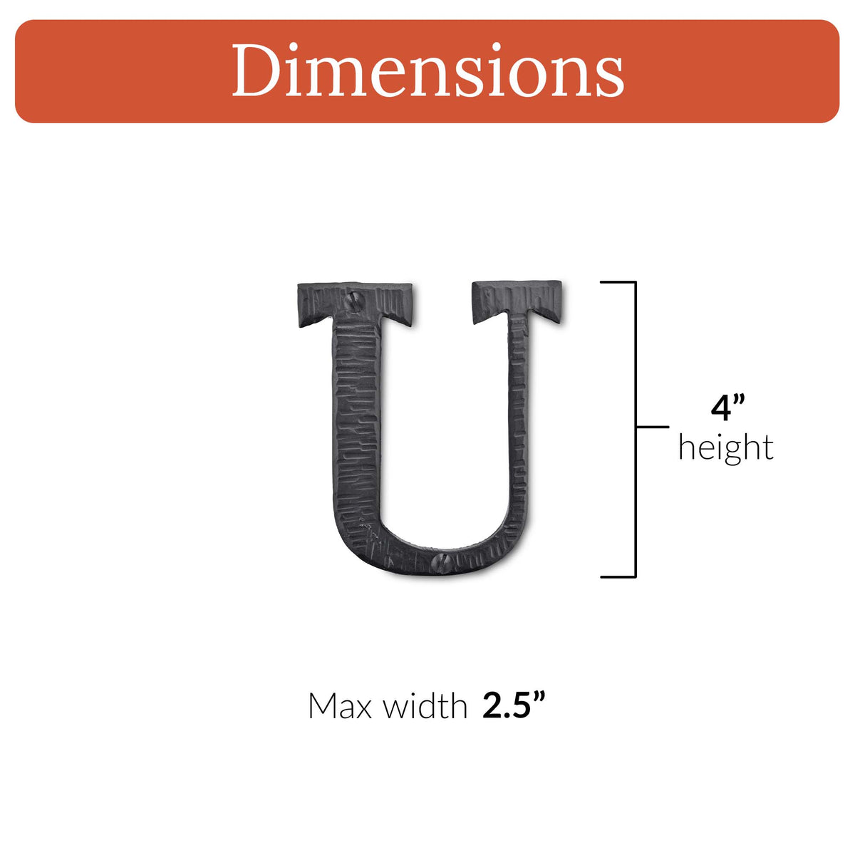 Hacienda Series | 4&quot; House Address Mailbox Letters